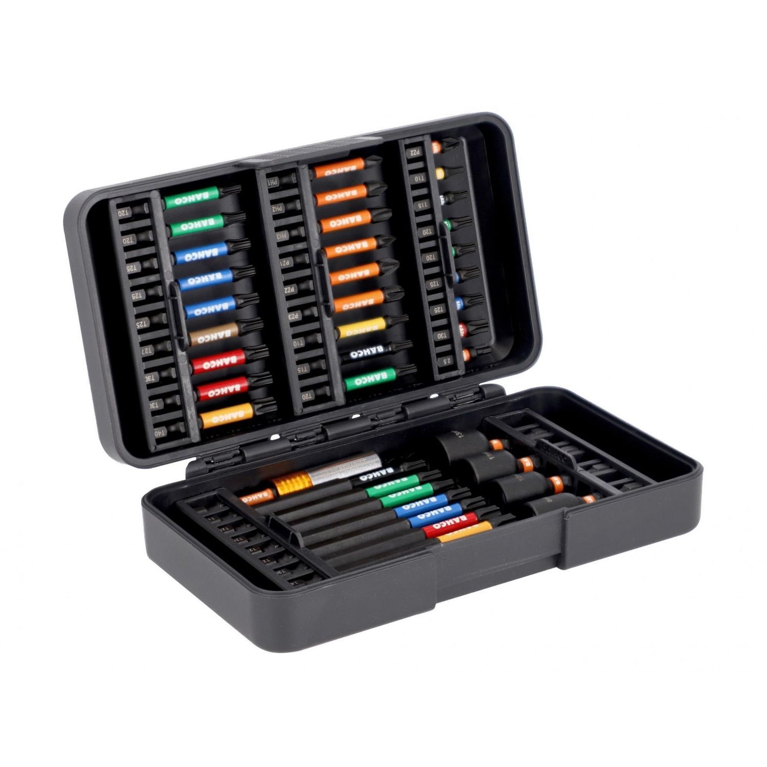 Bahco 66Im/40C-1 Impact Bit Set, 40 Piece A - Multi Colour