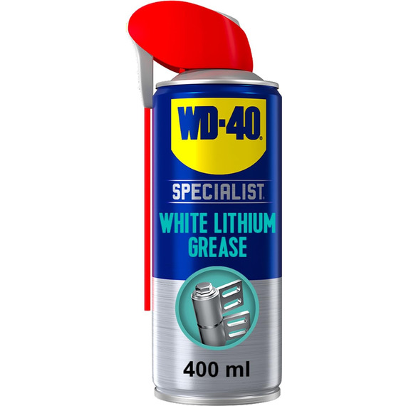 WD-40 High Performance Lithium Grease, White, 400ml (44391).