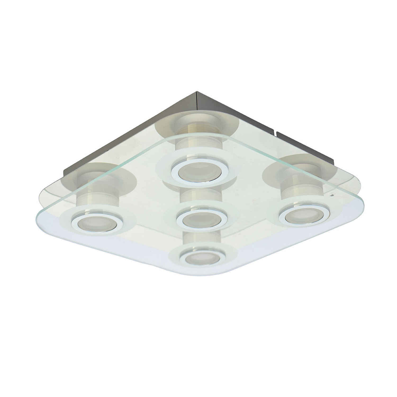 Italux Lighting Flavio Ceiling Light Chrome - Chrome