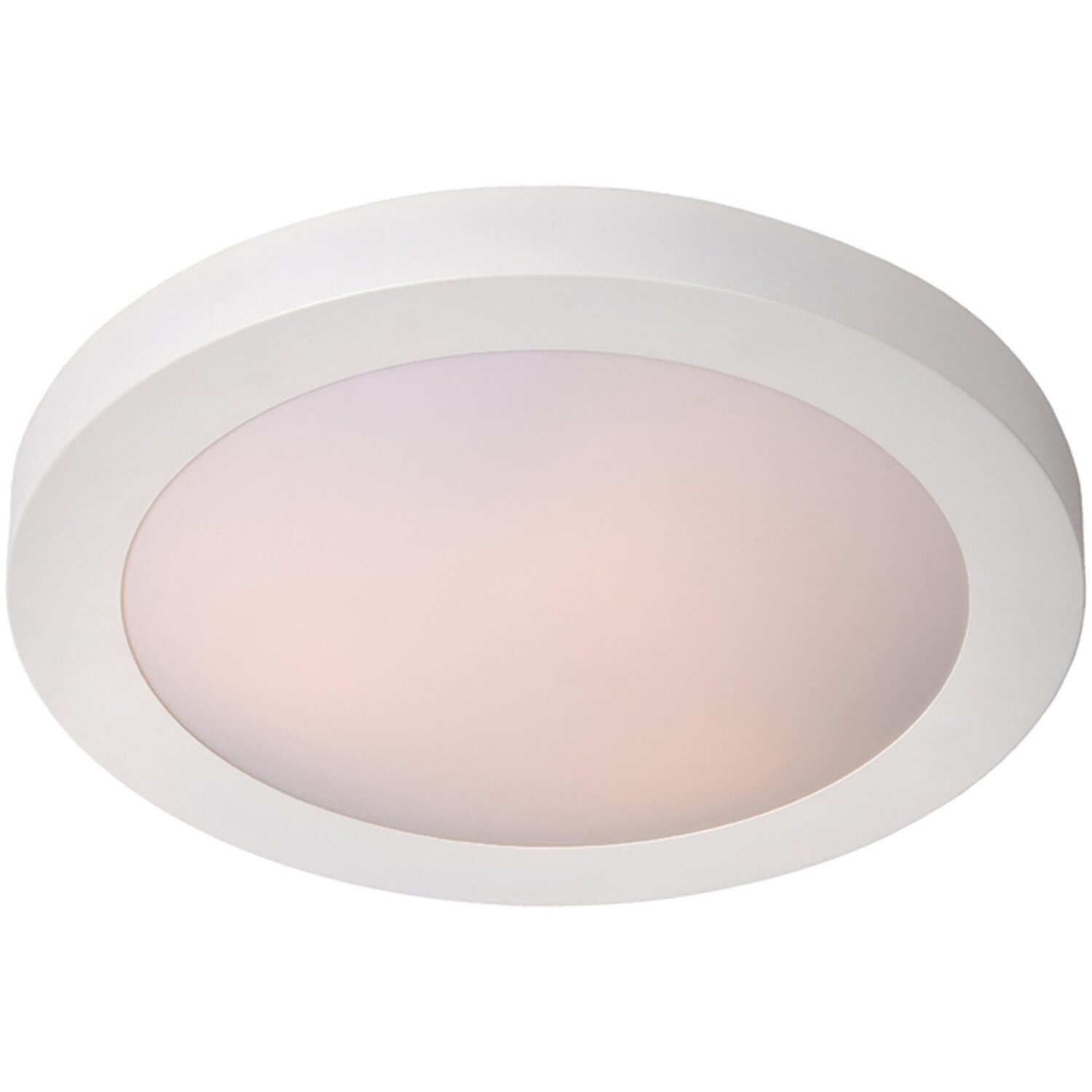 Fresh Modern Flush Ceiling Light Bathroom - Ø 35cm - 2xE27 - IP44 - White - Image 4