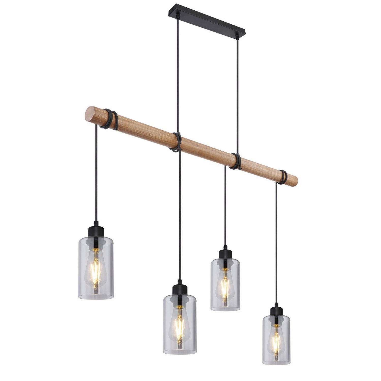 Globo Lighting Hadera Pendant Light Black