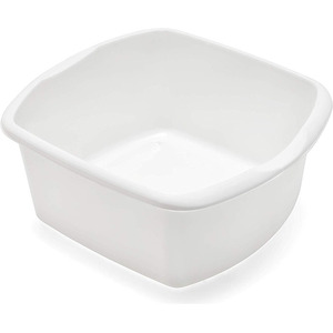 Addis Small Rectangular Washing Up Bowl White 8 Litre