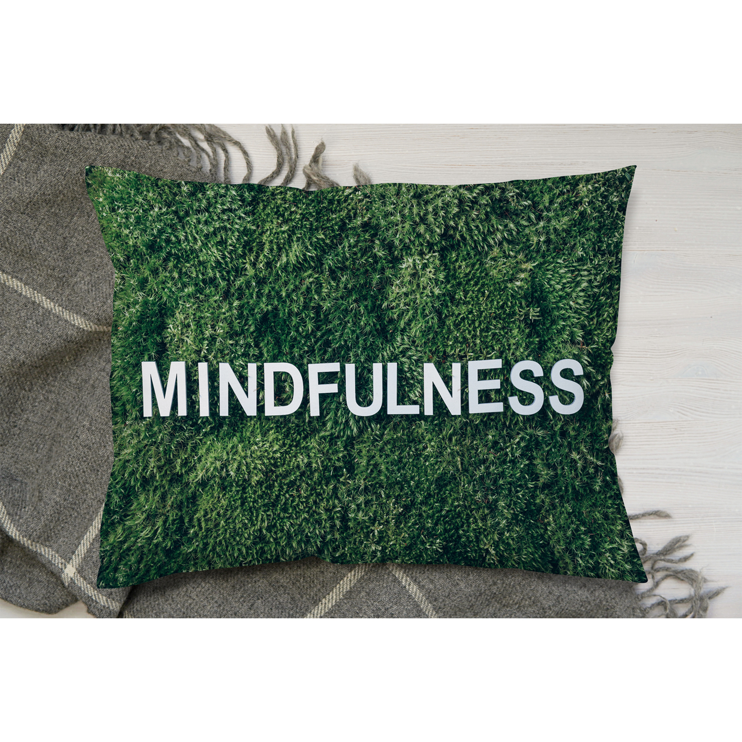 Wellness Mindfulness Cushion - Green