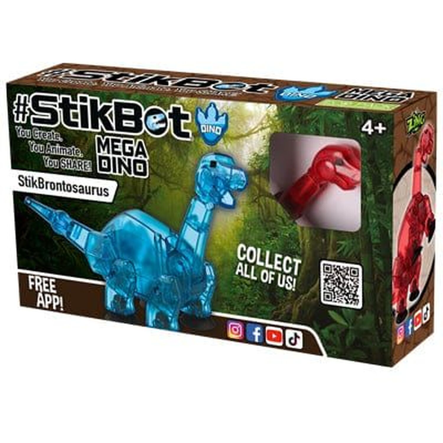 Image of StikBot Mega Dino Brontosaurus - StikBot