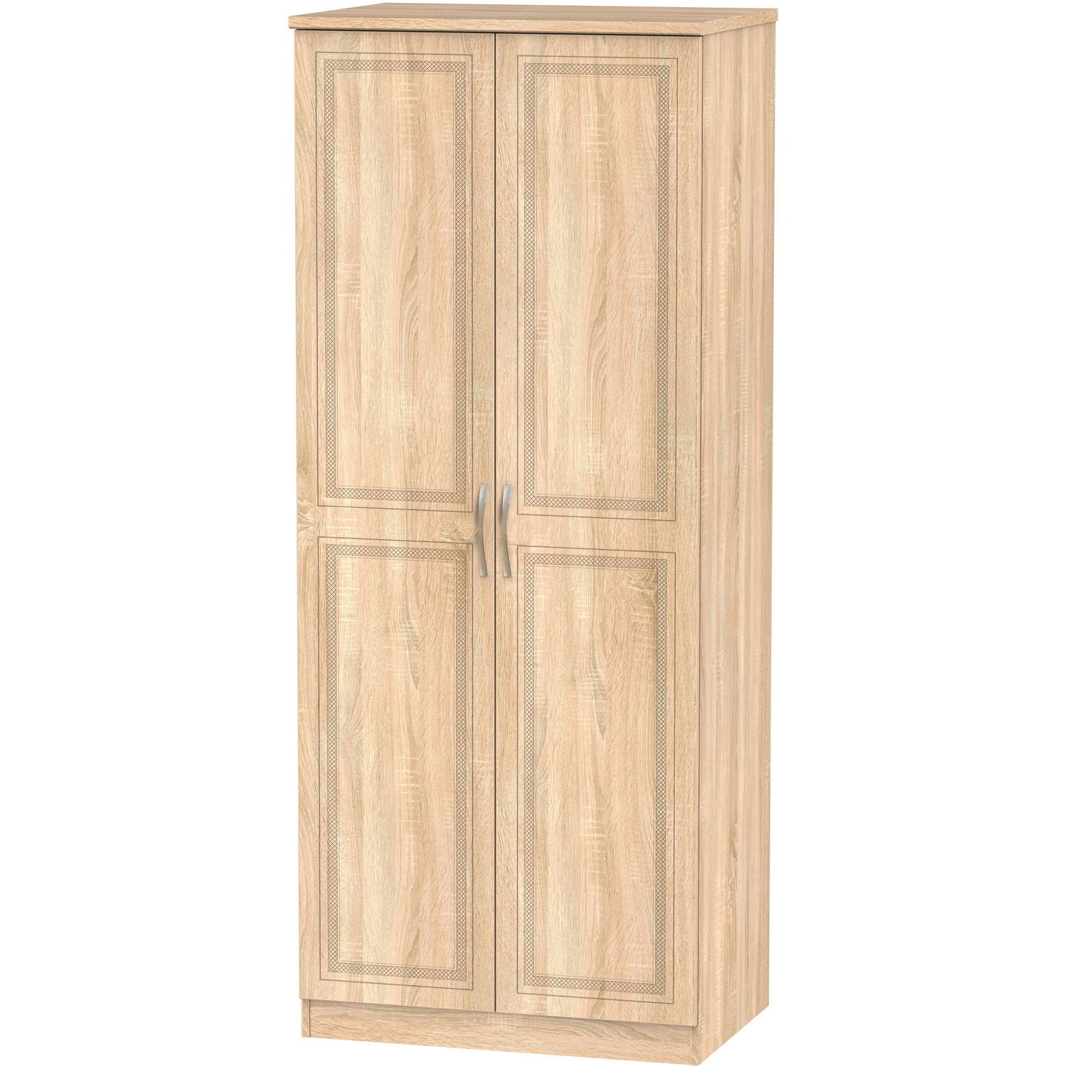 Dorset Ready Assembled 2ft6in Plain Wardrobe - Bardolino Oak