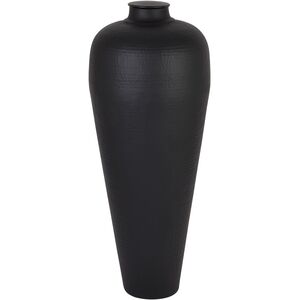 Matt Large Hammered Vase With Lid