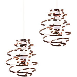 Bensson Pair of Copper Ceiling Pendant Shade