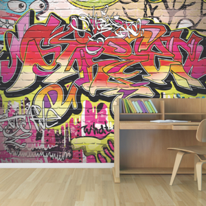 City Graffiti Wall Mural