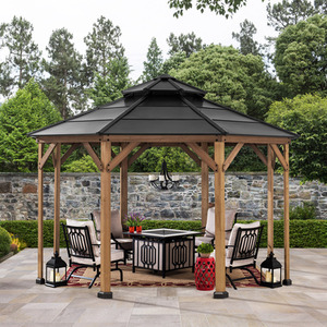 Cedar Wood Framed Gazebo