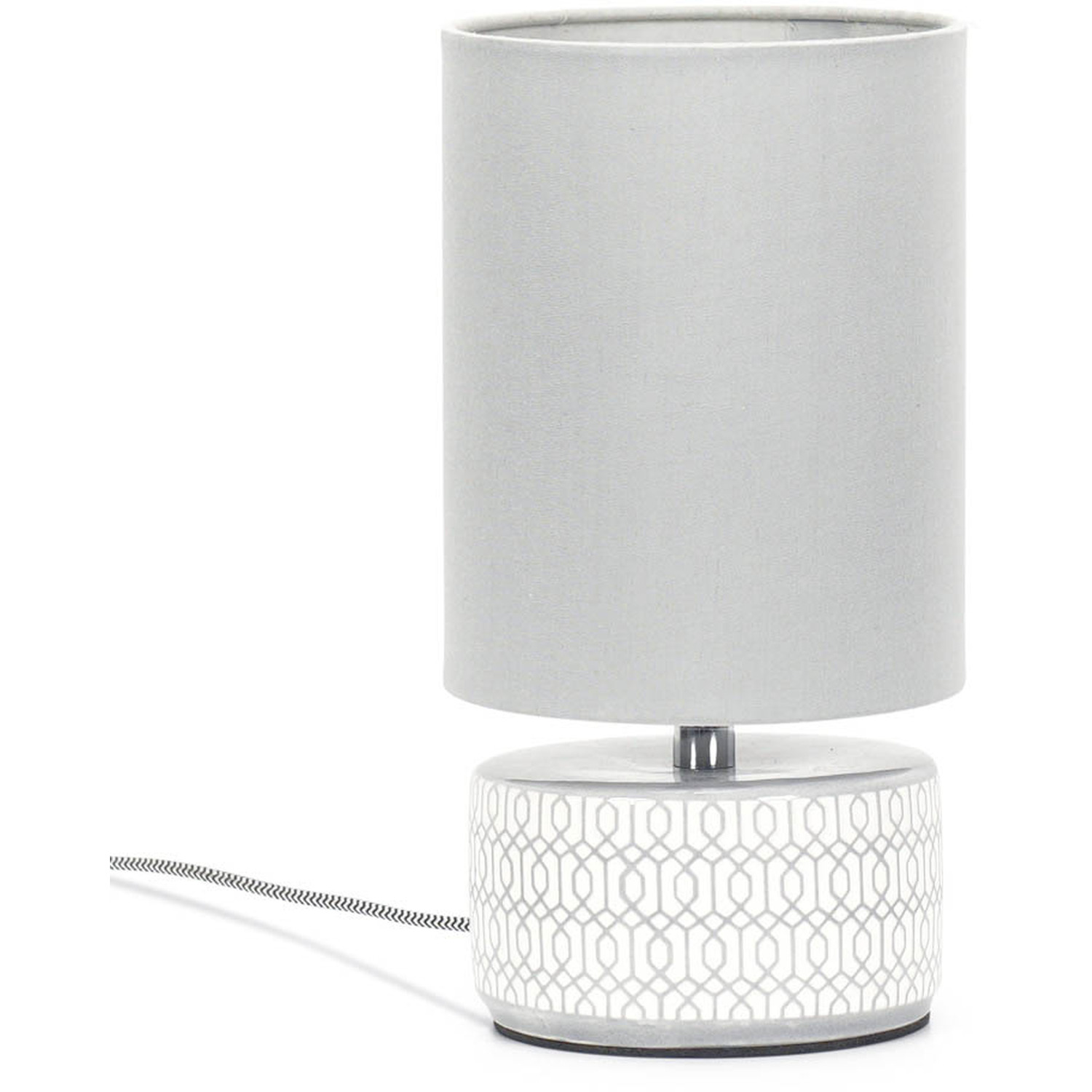 Kaia Ceramic Table Lamp - Grey