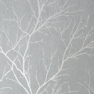 Duck Egg Fresco Winter Tree Forest Silhouette Wallpaper shot 5100463