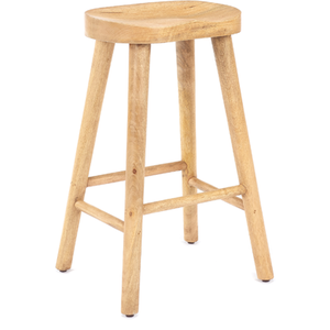Solid Wooden Bar Breakfast Kitchen Pub Stool