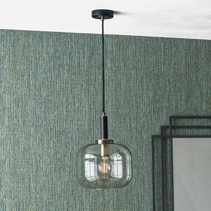 Minimalist Industrial Glass Pendant Light