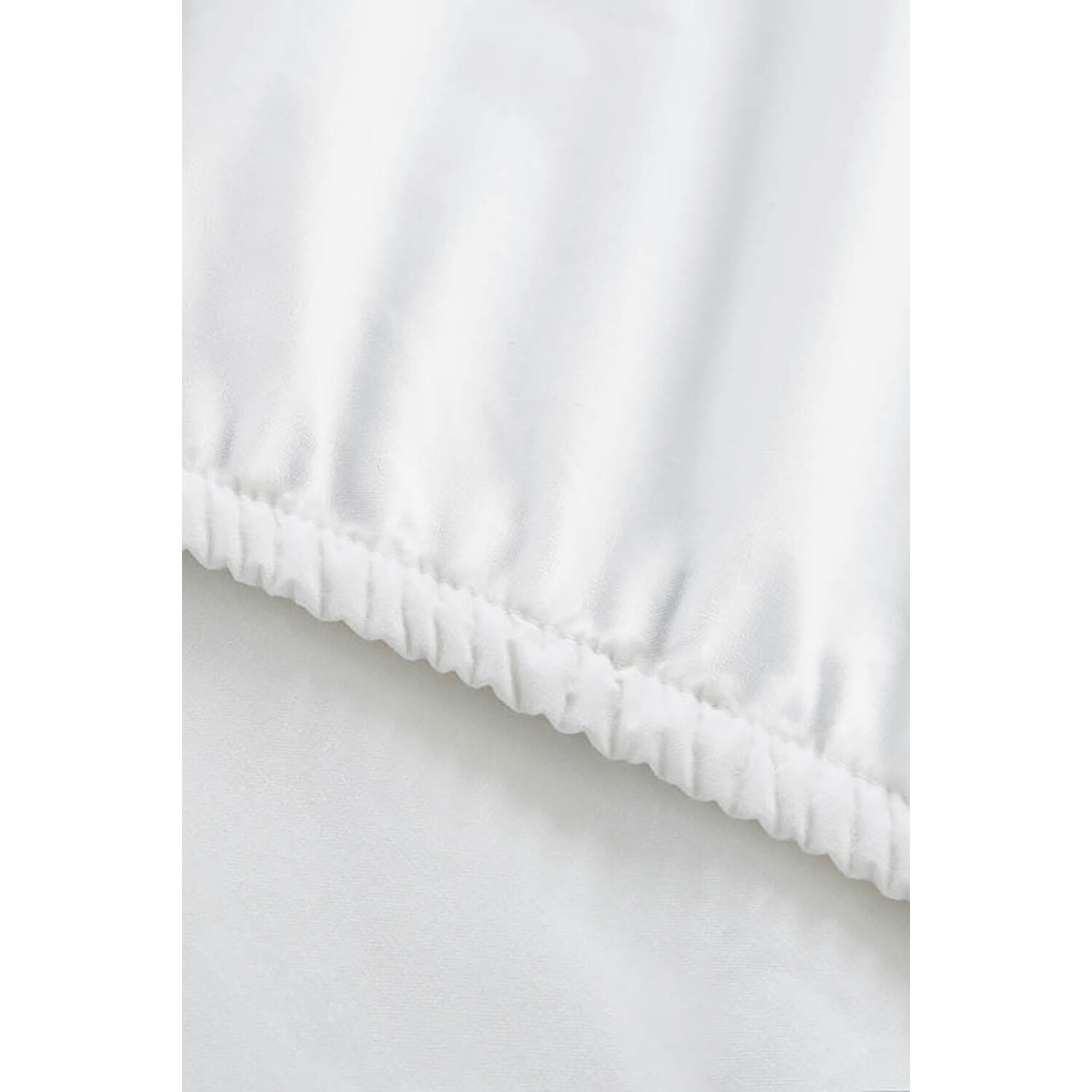 Martex Eco Pure 200tc Organic Cotton Fitted Sheet - White Superking