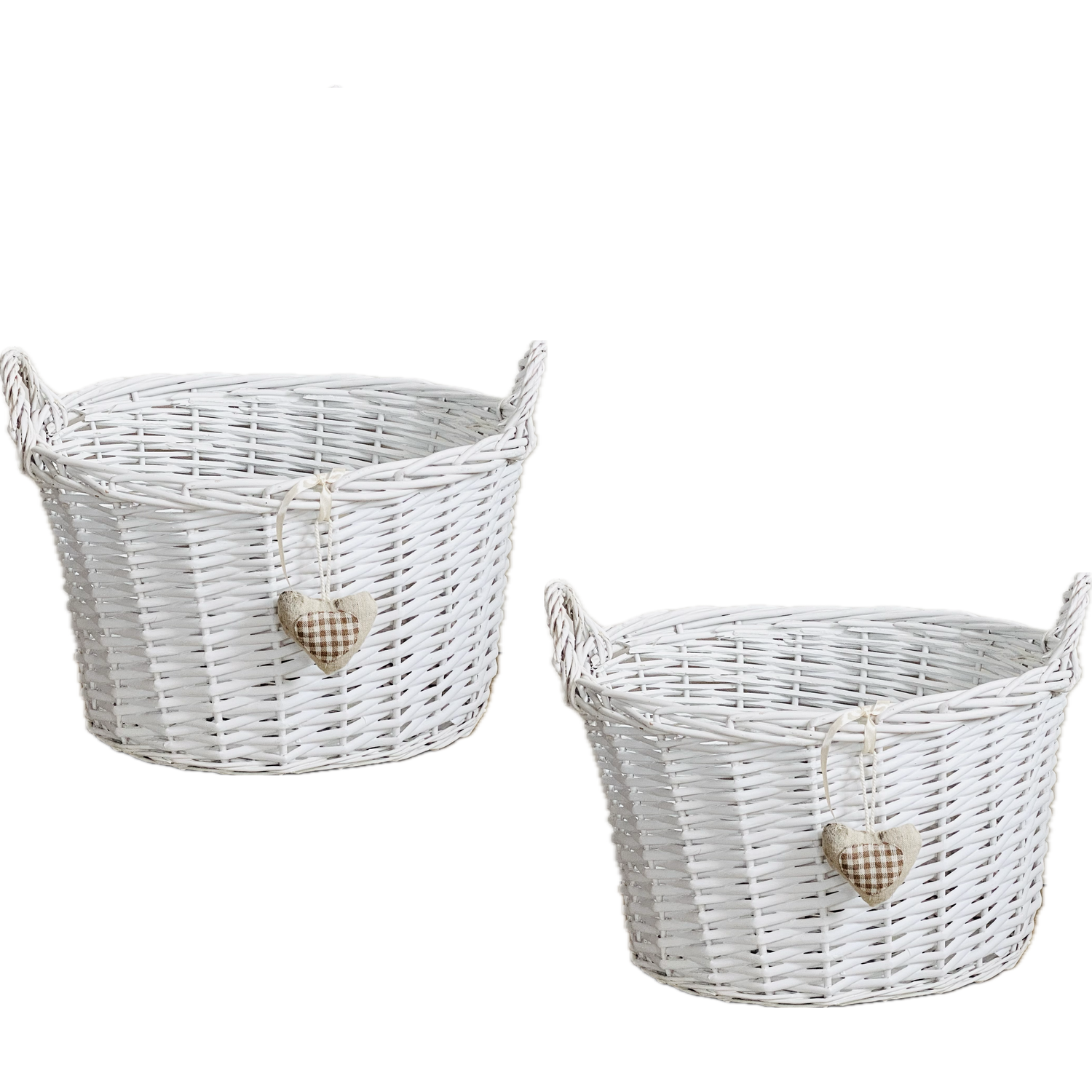 Image of Oval Deep Shabby Chic Wicker Kitchen&hellip;