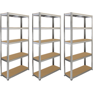 6 x GALWIX 90cm x 180cm x 30cm Galvanised Racking