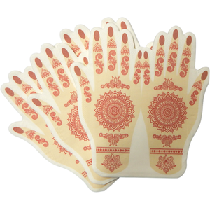 Henna Mehndi Hands Napkins Large