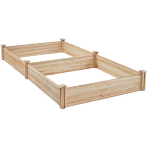Wood / 124cm Yaheetech Divisible Planter Box Garden Bed shot 7319055