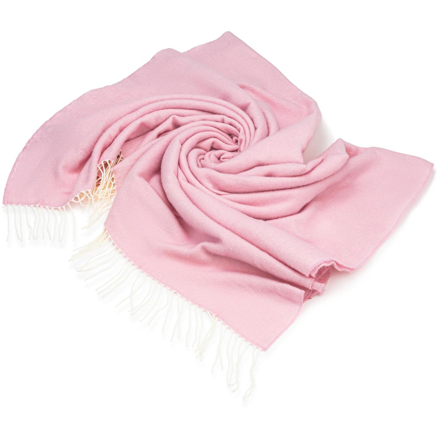 100 Acrylic Throw - 150cm X 125cm - Pink