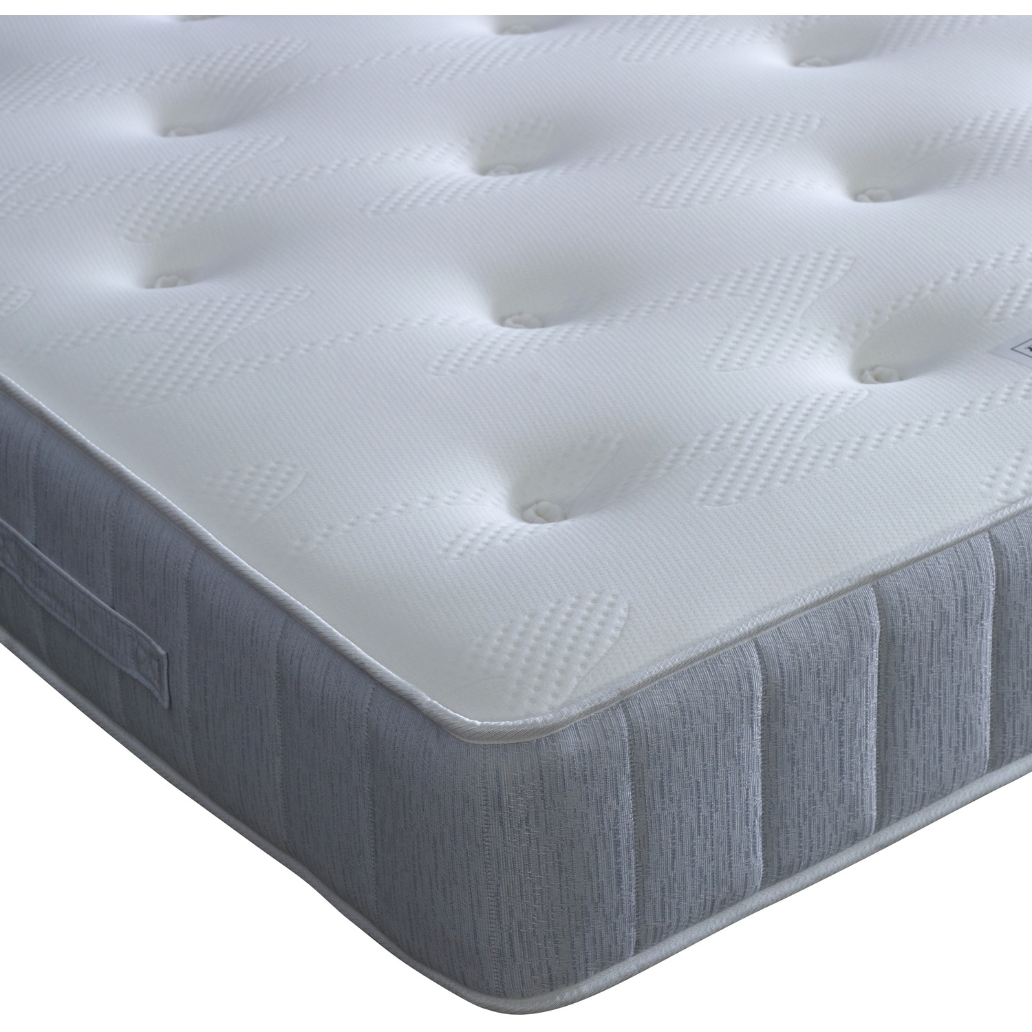 Pearl Contour Memory Foam Mattress - Grey Superking