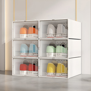 12-Pack Shoe Storage Waterproof Plastic Boxes