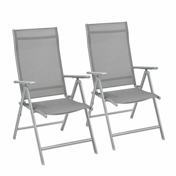 SONGMICS Set of 2 Folding Garden Chairs