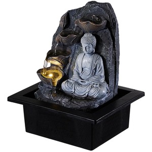 Desktop Ornamental Electric Buddha Fountain Feature