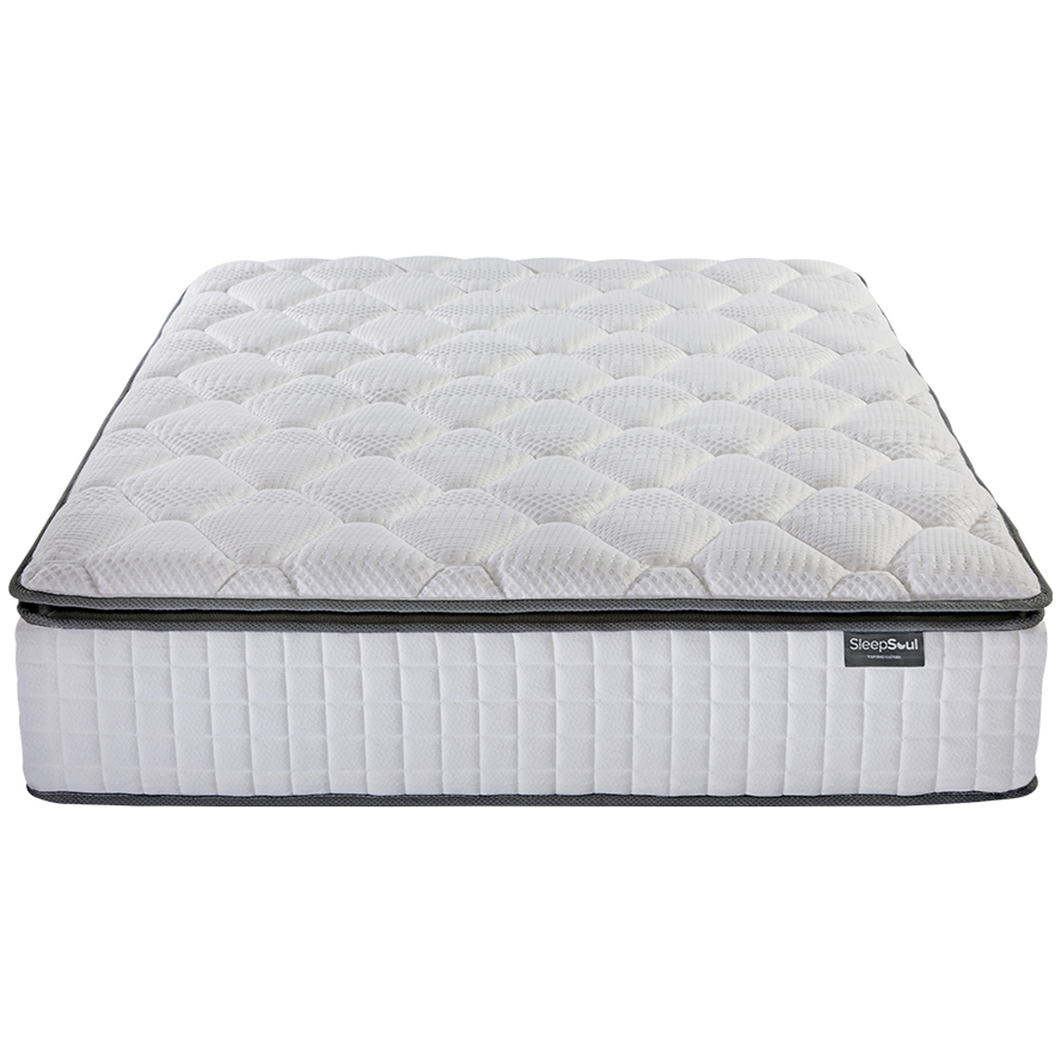 Sleepsoul Bliss 800 Pocket Memory Pillow Top Mattress - White Small Double