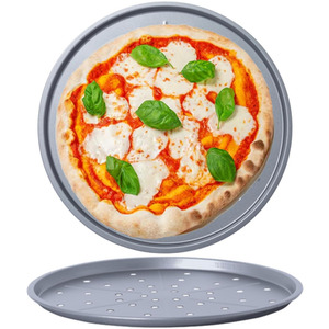 Large Non Stick Round Pizza Oven Tray