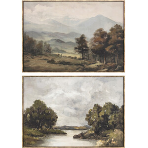 Idyllic Country Scene Framed Art