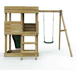 Arches / 222cm Wooden Lookout Tower Playhouse with 6ft Slide shot 10306764