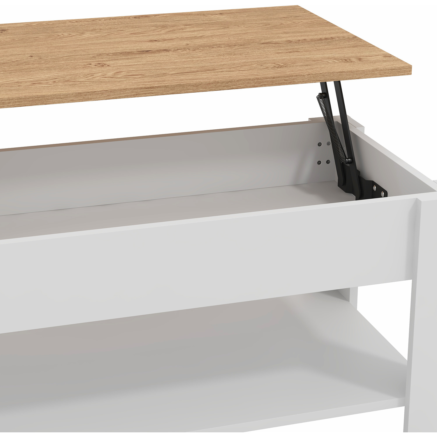 Galano Brixburn Lift-up Coffee Table - White