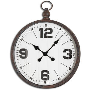 Hampton Industrial Elegance Wall Clock