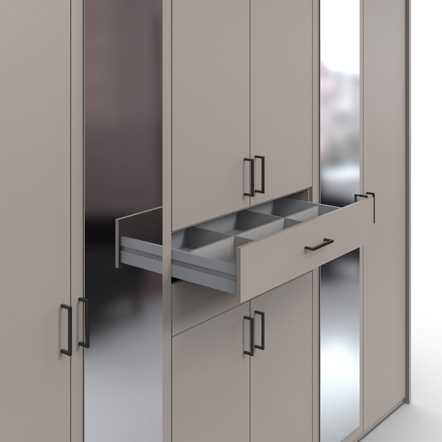 Dillingen Wardrobe - Oak 270cm