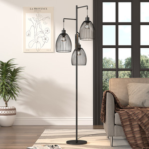 Lifeideas 3-Head Irregular Shade Floor Lamp