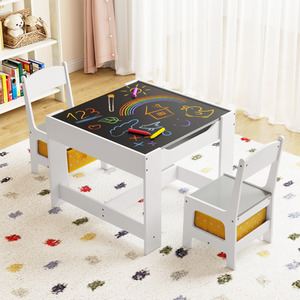 Toddler Desk with 2 Chairs