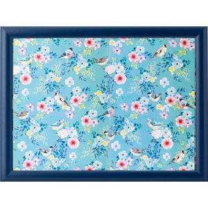 Birds and Flowers Lap Tray With Cushion