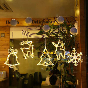 Christmas Home Decor Window Suction Cup Lights