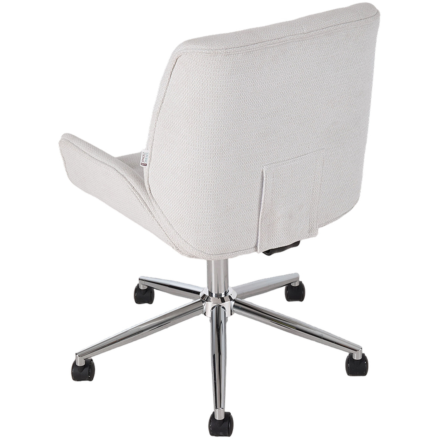 Height-adjustable Swivel Office Chair - White