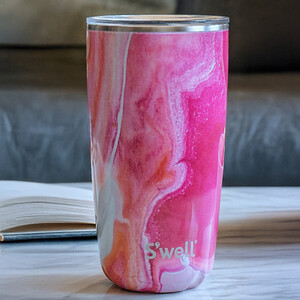 S'well Rose Agate Tumbler with Lid, 530ml
