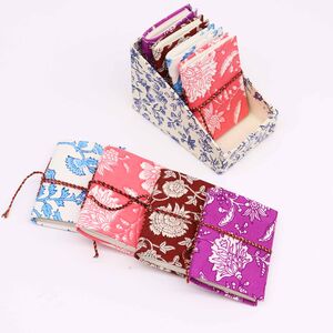 Floral Print Assorted Cotton Bound Notebooks MultiColor