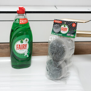 Pack of 2 Fairy Easy Grip Sponge Scourers