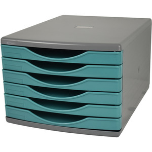 Aqua / 21.2cm / 6 Desktop Drawer Tower Set shot 12256599