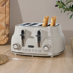 Kitchen Master 4 Slice Stainless Steel Toaster