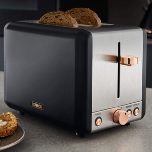 Cavaletto 2 Slice Toaster Black