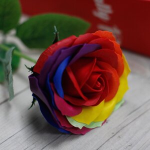 Luxury Soap Flowers Rainbow Bath Gift Romantic Decor