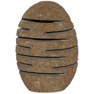 Natural Riverstone Candle Holder Hand Carved Bali Lantern