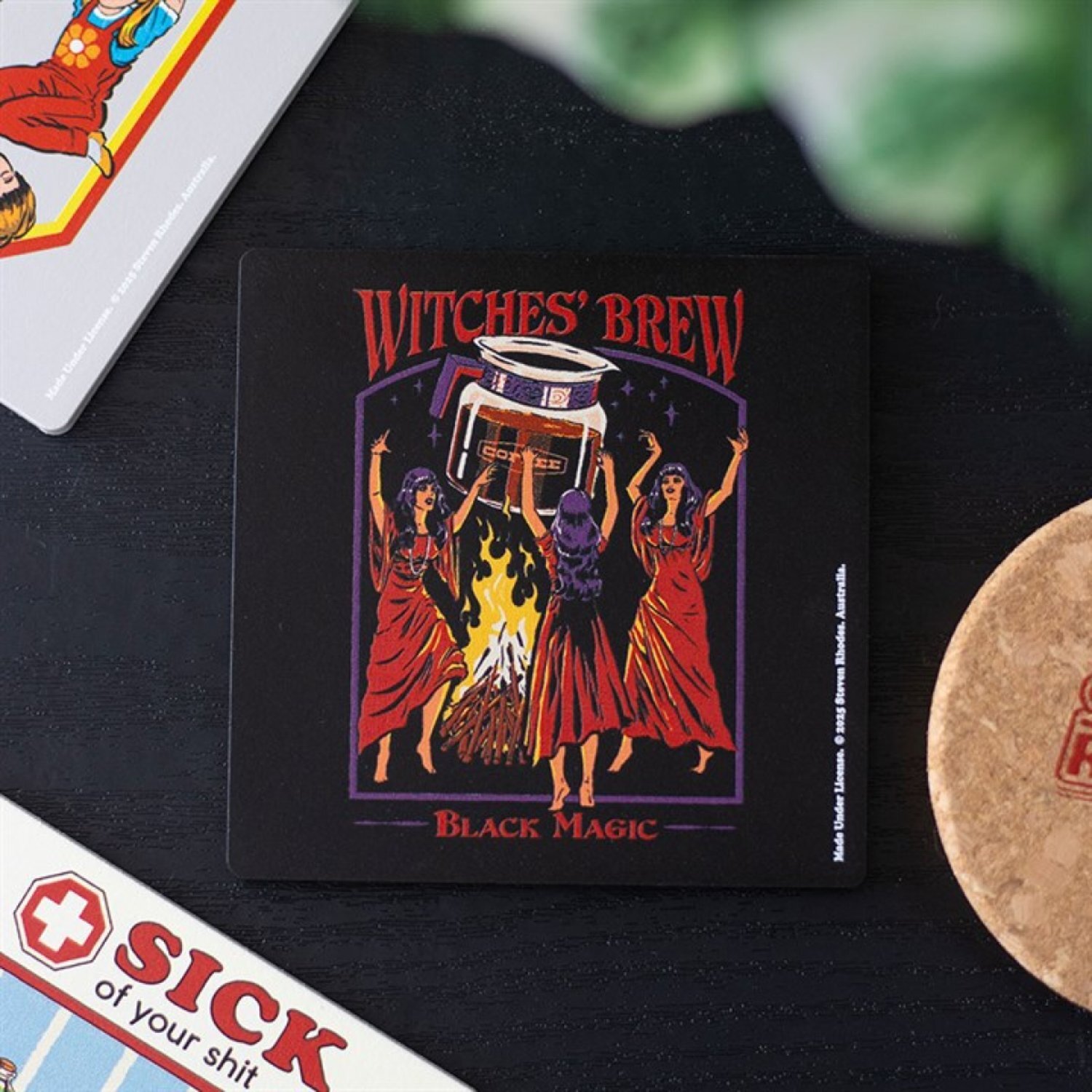 Image of Witches Brew Coffee Coaster by Steven&hellip;