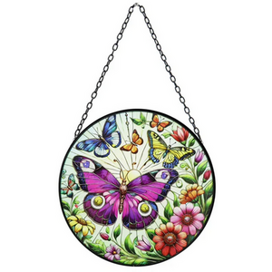 Stained Glass Butterfly Suncatcher