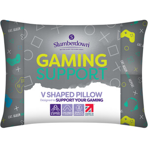 Slumberdown Gaming V Shaped Pillow
